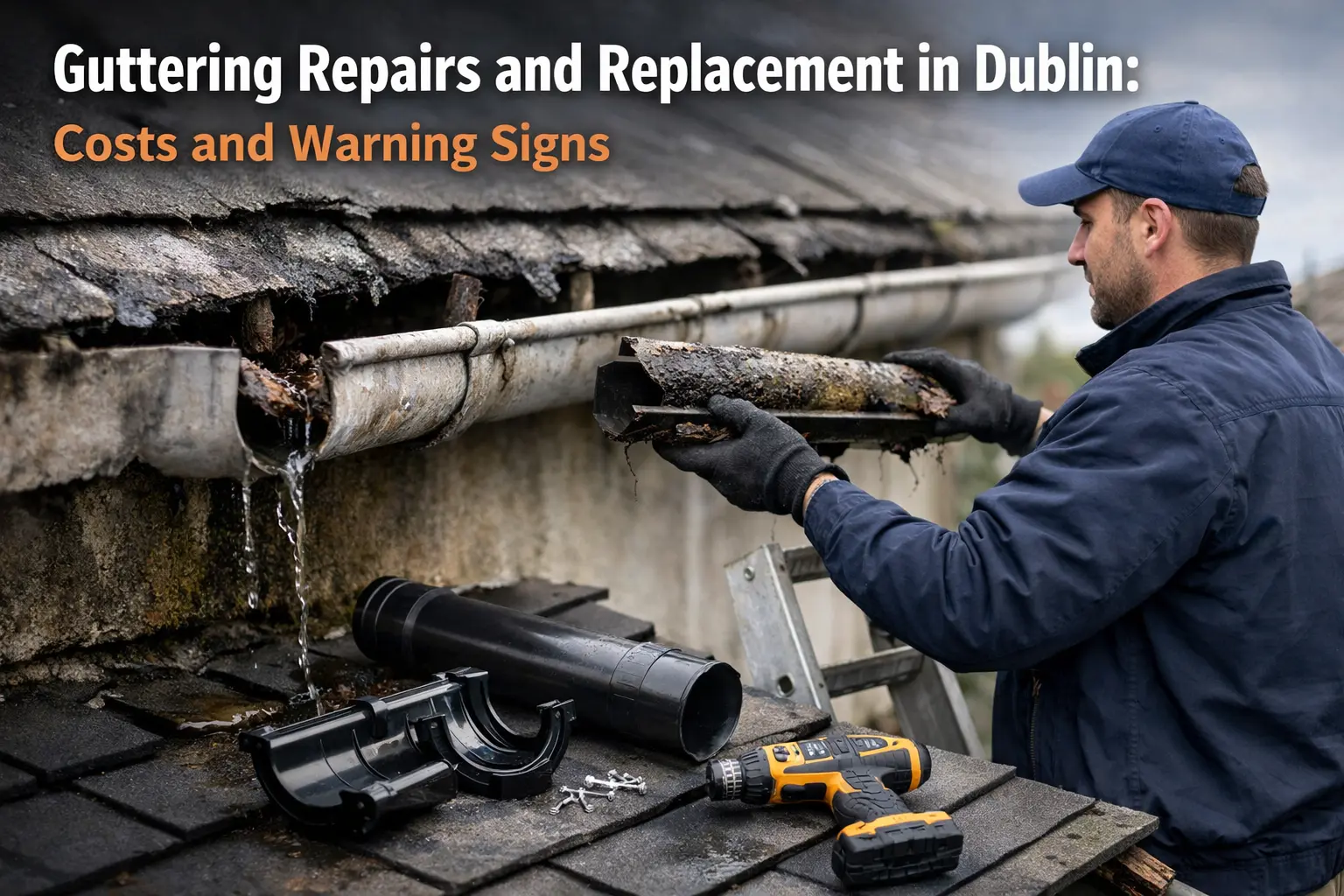 Read more about the article Guttering Repairs and Replacement in Dublin: Costs and Warning Signs