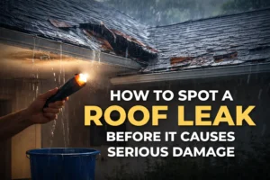 Read more about the article How to Spot a Roof Leak Before It Causes Serious Damage