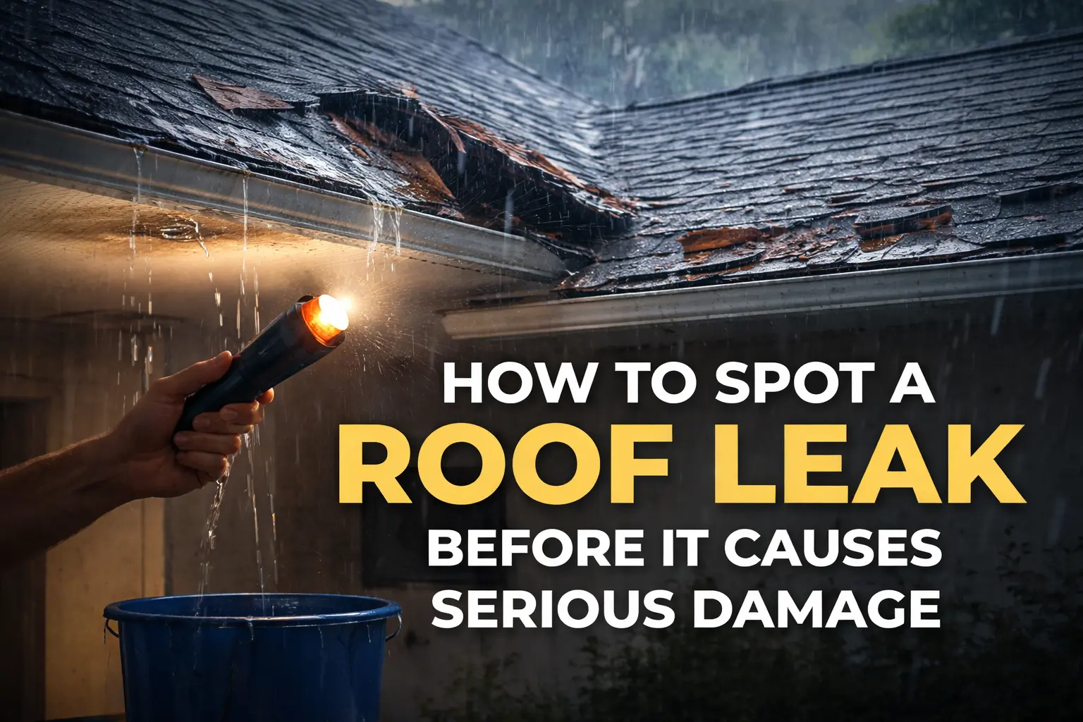 You are currently viewing How to Spot a Roof Leak Before It Causes Serious Damage